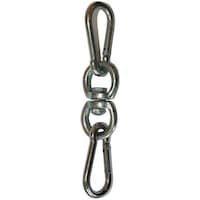 Lonsdale Unisex Adult Universal Bag Hook With Swivel - Silver, Free Size