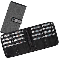 Picture of Lewis N. Clark AM/PM Folding Pill Organizer With 16 Slide-Locking Pouches