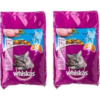 Picture of Whiskas Ocean Fish, Dry Food Adult, 1+ years, 2 x 1.2kg