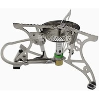 Picture of BRS BRS-56 56 Camping Gas Stove Backpack Stove Windproof Foldable with piezoelectric Ignition Portable Camping Stove Foldable Split Stove Portable Outdoor Hiking Stove (Box Damaged)