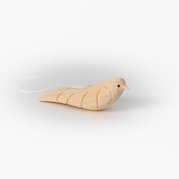Picture of Azizi Life Carved Bird Ornament