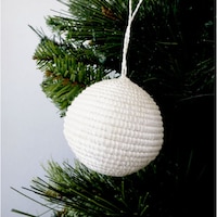 Picture of Azizi Life Striped Woven Ball Ornament