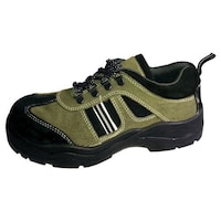 Emperor Executive Model Sporty Look Safety Shoes, Green 