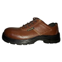 Emperor Low Cut Model Safety Shoes, Brown