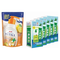 Picture of Yutika Naturals Hand Wash 180 ml With Empty Bottle and 5 Sachets
