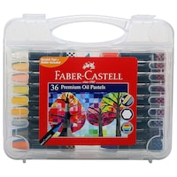 Faber-Castell Premium Hexagonal Oil Pastel Set, 48 pcs