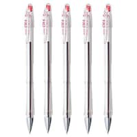 Picture of Penac CH6 Fine Ball Pen Transparent 0.7mm, Pack of 5