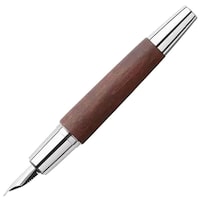 Picture of Faber Castell E Motion Wood Fountain Pen, Dark Brown