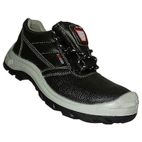Hillson Steel Toe Safety Shoes, Soccer, Black