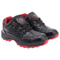 Picture of Hillson Dual Density Toe Safety Shoe, Swag 1903, Black & Red