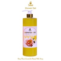 SASA Peony Flower Essential & Natural Wild Honey Shower Gel, 1000ml