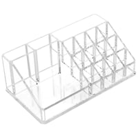 Hridaan Cosmetic Makeup and Jewelry Storage Case, Transparent