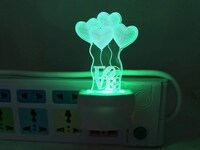 Picture of Hridaan Colour Changing Love 3d Illusion Led Night Lamp