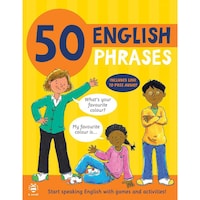 Picture of 50 English Phrases: Start Speaking English With Games & Activities