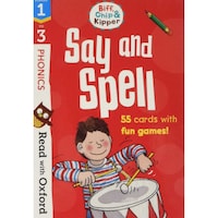 Picture of Read with Oxford: Stages 1-3: Biff, Chip & Kipper: Say & Spell Flashcards