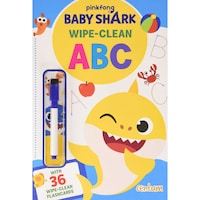 Baby Shark: Wipe Clean ABC with 36 Flash Cards