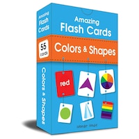 Amazing Flash Cards Colors & Shapes, 55 Cards