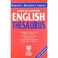 Picture of Webster's Reference Library: English Thesaurus (Concise Edition)