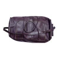 Loosuk Stylish Leather Travel Bag, Black