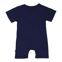 Unisex Cotton Printed Baby Romper Bodysuit, Blue
