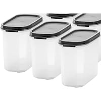 Picture of 2Mech Plastic Square Kitchen Container, Set of 6