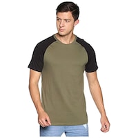 Picture of Klizzer Luxury Men's Crew Neck Classic Raglan T-Shirt with Short Sleeves