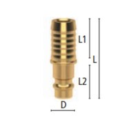 Ludecke Solid Brass Quick Plug