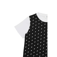 Trendyol Black-White Color Block Boy Knitted T-Shirt
