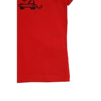 Trendyol Red Embroidered Boy Knitted T-Shirt