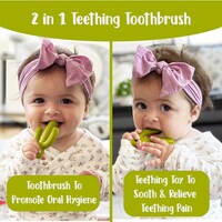 Linda'S Essentials Silicone Cactus Baby Teething Toys Toothbrush