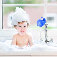 Artoflifer Baby Bath Spout Cover with Wind Up Turtle Faucet