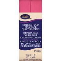 Picture of Wrights Double Fold Quilt Binding, Candy Pink, 7/8"X3yd