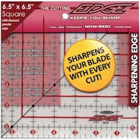 Sullivans International The Cutting Edge Frosted Ruler, 0.6.5x6.5in