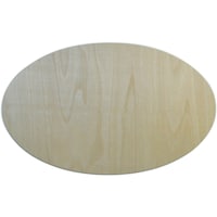 Picture of Baltic Birch Oval Plaque, 7.75"X12.5"