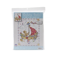 Picture of Design Works Tobin Stamped Quilt Cross Stitch Kit, 34"X43", Sail Away
