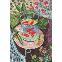Picture of Red Fish Counted Cross Stitch Kit, 9.75"X14.5", 14 Count