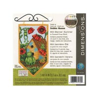 Picture of Dimensions/Debbie Mumm Counted Cross Stitch Kit, 5"X8", Summer Banner