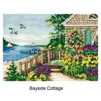 Picture of Dimensions Gold Petite Counted Cross Stitch Kit, 7"X5", Bayside Cottage