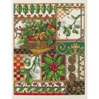 Picture of Janlynn Counted Cross Stitch Kit, 11"X14", Winter Montage