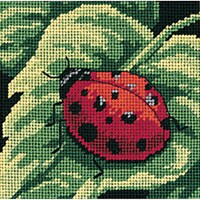 Picture of Dimensions Mini Needlepoint Kit Ladybug, 5"X5"