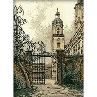 Picture of The Gate In The Town Counted Cross Stitch Kit, 7.5"X10.5", 14 Count