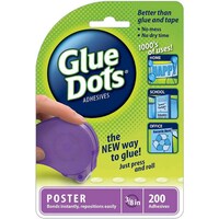 Picture of Glue Dots Poster Dot Disposable Dispenser, 200 Adhesives