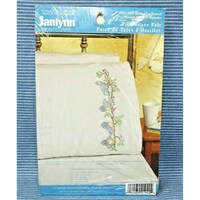 Picture of Janlynn Vintage Embroidery Cross Stitch Birds On Branch Pillowcase Kit