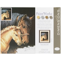 Dimensions Paint Works Paint By Number Kit, 11"X14", Gentle Touch