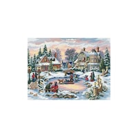 Picture of Gold Collection Counted Cross Stitch Kit, 16"X12", A Treasured Time 