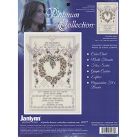 Picture of Janlynn Platinum Counted Cross Stitch Kit, 12"X17", Wedding Doves