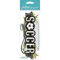 Picture of Jolee's Boutique Title Wave Dimensional Stickers, Soccer