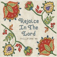 Picture of Design Works Counted Cross Stitch Kit, 10"X10", Rejoice