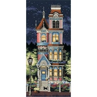 Picture of Dimensions Victorian Charm Counted Cross Stitch Kit, 12"X21", 18 Count