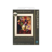 Picture of Dimensions/Gold Collection Counted Cross Stitch Kit, 12"X15", Parrot Tulips
